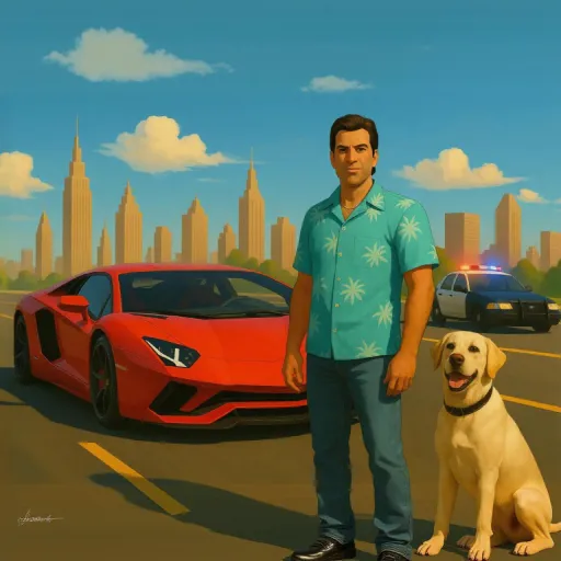 Aventador Vice Crime City - Open World Driving & Police Chase Game