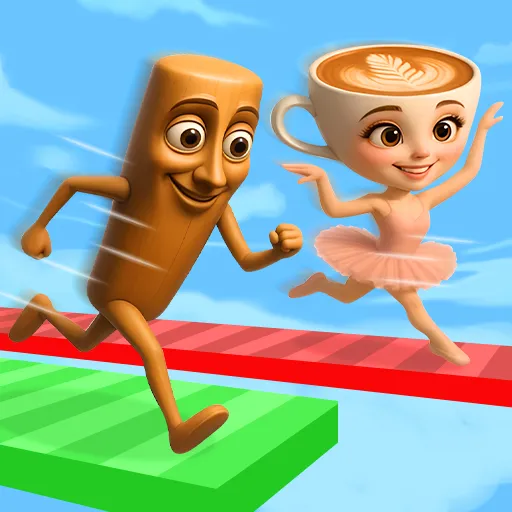 Brainrot Bridge Race 3D - Banana Battle Running Game