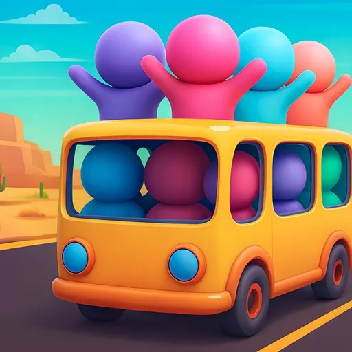 Bus Color Jam | Free Online Color Matching Puzzle Game