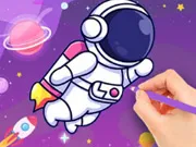 Astronaut Coloring Book Game: Creative Space Adventure for Kids