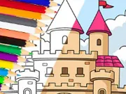 Castle Coloring Pages for Kids - Free Online Coloring Game