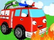 Fire Truck Coloring Game Online | Free Kids Painting Activity
