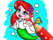 Mermaid Coloring Book: Underwater Art & Creative Kids Game