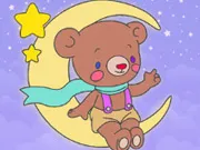 Moon Bear Coloring Book: Free Online Drawing Game for Kids & Toddlers