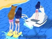 Girl Surfer 3D: Wave Runner & Dress Up Adventure Game