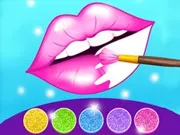 Glitter Lips Coloring Game: Sparkle & Create | Free Online Art Game