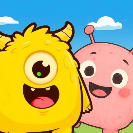 Happy Monsters: Fun Fruit Collection Game for Kids