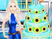 Ice Themed Cake: Frozen Birthday Cake Decorating Game