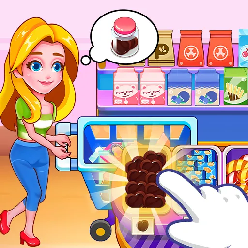 Kids Supermarket Game - Fun Shopping Simulation for Children
