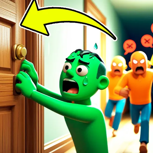 Knock and Run: 100 Doors Escape - Fast Arcade Prank Game