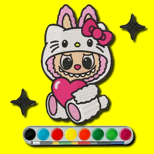 Labubu Coloring Adventure Game Online | Free Coloring Pages