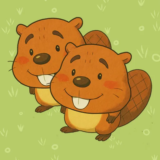 LOGic Slide: Cute Beaver Wood Puzzle Game - Merge Logs & Solve Puzzles