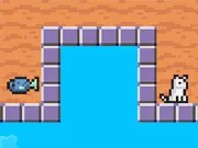 Paws And Claws: Puzzle Adventure - Guide the Cat to Eat All the Fish!