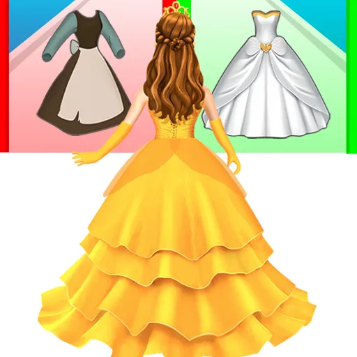 Princess Dress Up Run - Fashion Race & Dress Up Game