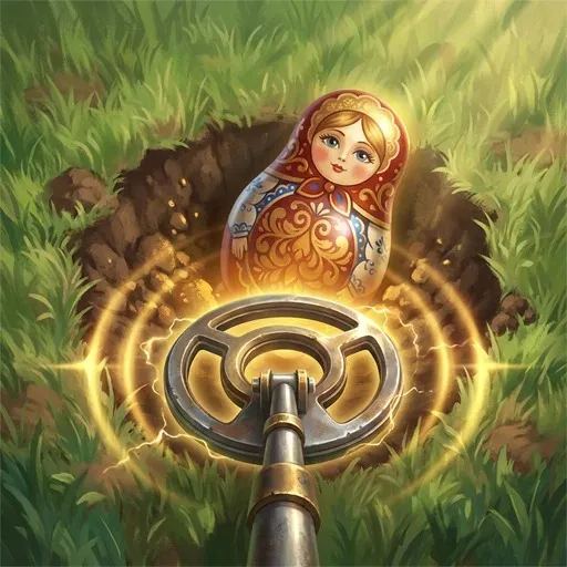Russian Treasure Hunter Game: Dig for Treasure & Manage Your Loot