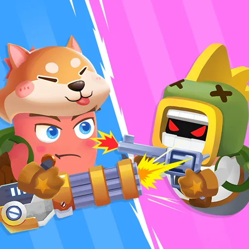 Sausage Man Shooting Adventure | Free Online Side-Scroller Game